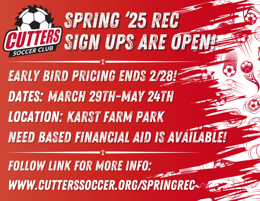 spring 25 SIGN UPS ARE NOW OPEN